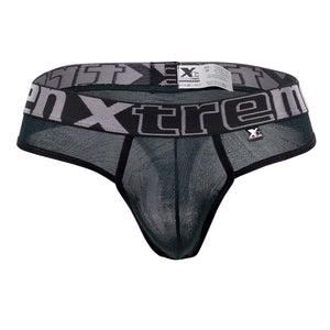 Xtremen Underwear Microfiber Jacquard Men's Thongs available at www.MensUnderwear.io - 16