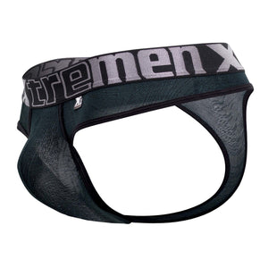 Xtremen Underwear Microfiber Jacquard Men's Thongs available at www.MensUnderwear.io - 17