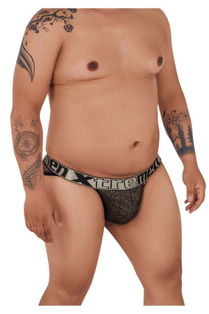 Xtremen Underwear Frice Microfiber Plus Size Men's Bikini available at www.MensUnderwear.io - 13