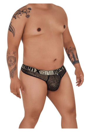 Xtremen Underwear Frice Microfiber Plus Size Men's Thongs available at www.MensUnderwear.io - 13