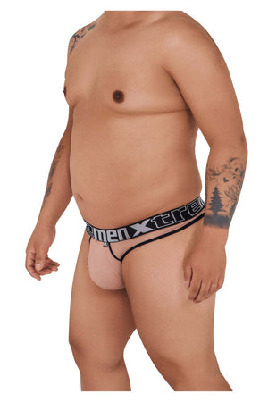 Xtremen Underwear Frice Microfiber Plus Size Men's Thongs available at www.MensUnderwear.io - 4