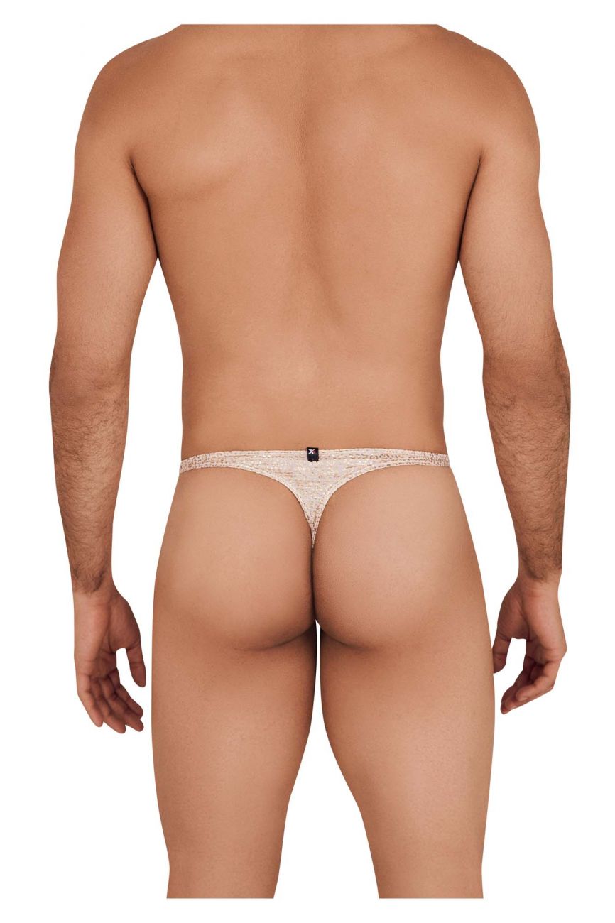 Xtremen Underwear Foil Microfiber Men's Thongs available at www.MensUnderwear.io - 1