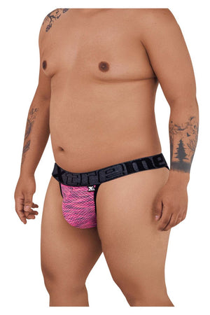 Xtremen Underwear Microfiber Mesh Plus Size Men's Bikini available at www.MensUnderwear.io - 3