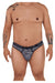 Xtremen Underwear Microfiber Mesh Plus Size Men's Thongs available at www.MensUnderwear.io - 1