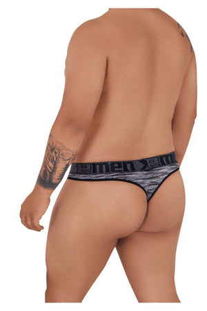 Xtremen Underwear Microfiber Mesh Plus Size Men's Thongs available at www.MensUnderwear.io - 2