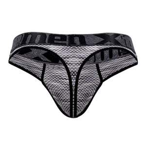 Xtremen Underwear Microfiber Mesh Plus Size Men's Thongs available at www.MensUnderwear.io - 6
