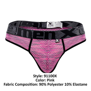 Xtremen Underwear Microfiber Mesh Plus Size Men's Thongs available at www.MensUnderwear.io - 14