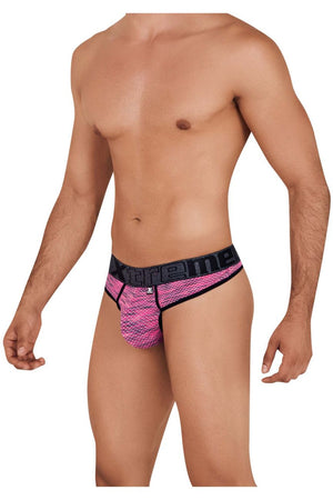 Xtremen Underwear Microfiber Mesh Men's Thongs available at www.MensUnderwear.io - 18