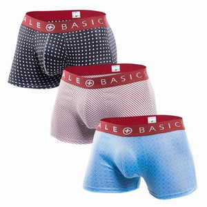 Men's trunk underwear - MaleBasics Fashion Trunk 3-Pack available at MensUnderwear.io - Image 15