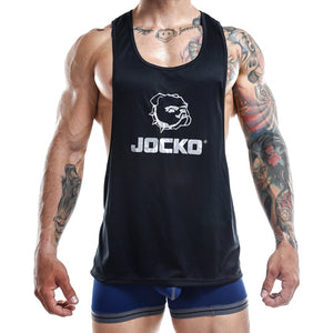 Men's tank tops - Jocko Tank Black available at MensUnderwear.io - Image 1