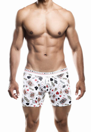 Men's boxer briefs - MaleBasics Hipster Boxer Briefs - Poker available at MensUnderwear.io - Image 4