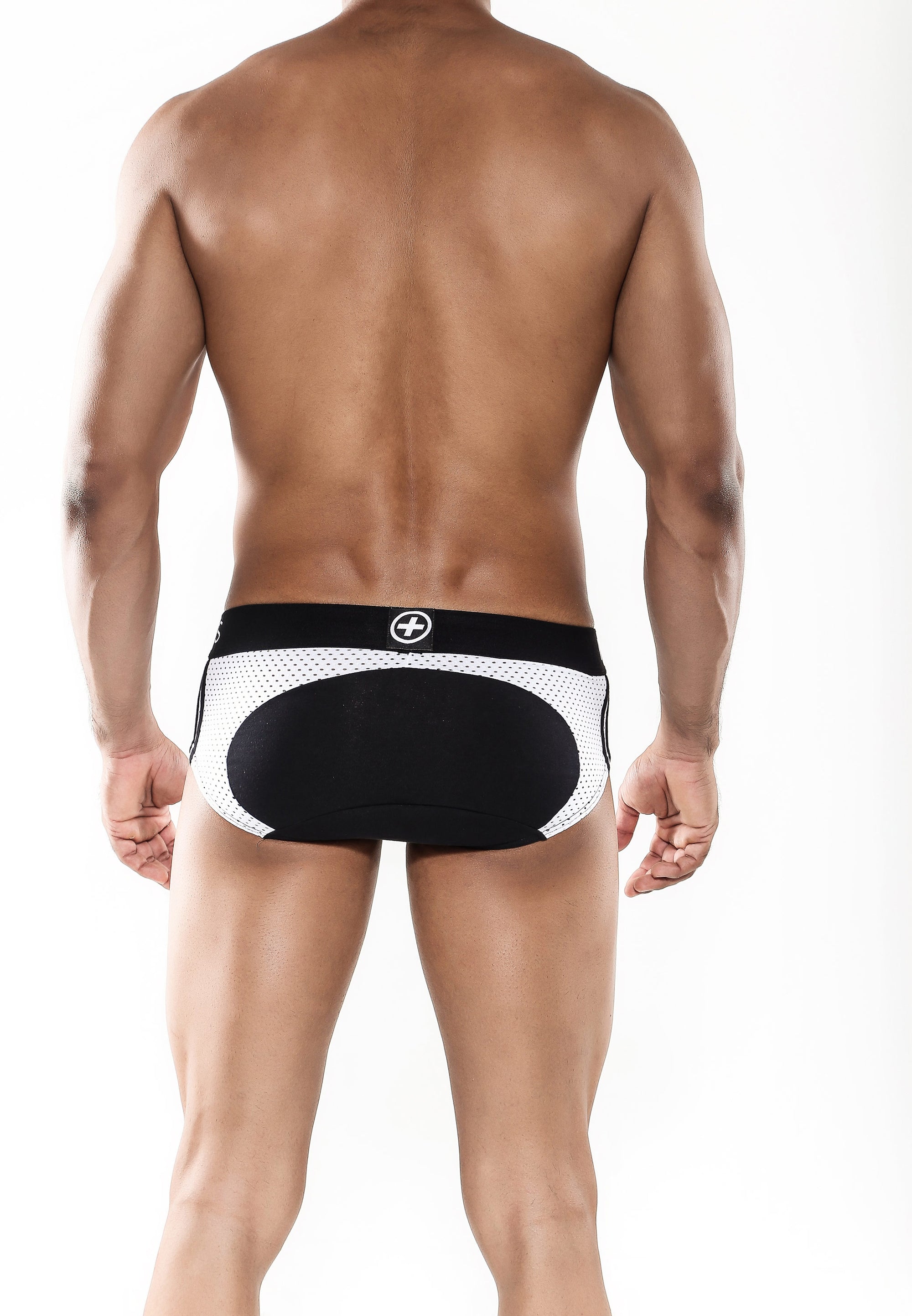 Malebasics Underwear Spot Men's Black Brief